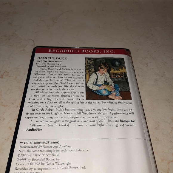 DANIELS DUCK Unabridged Recorded Book Audiocassette - Picture 7 of 11